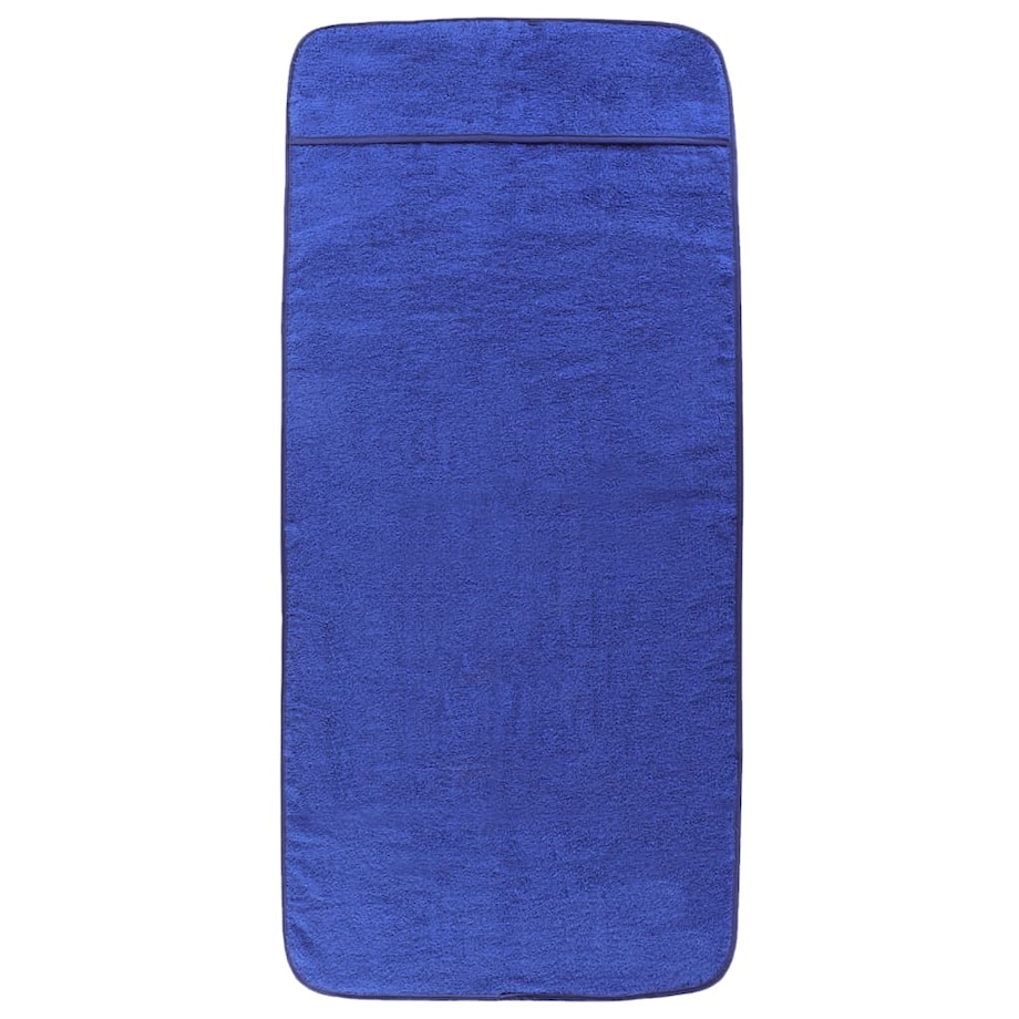 vidaXL Ręczniki plażowe, 2 szt., niebieskie, 75x200 cm, 400 g/m²