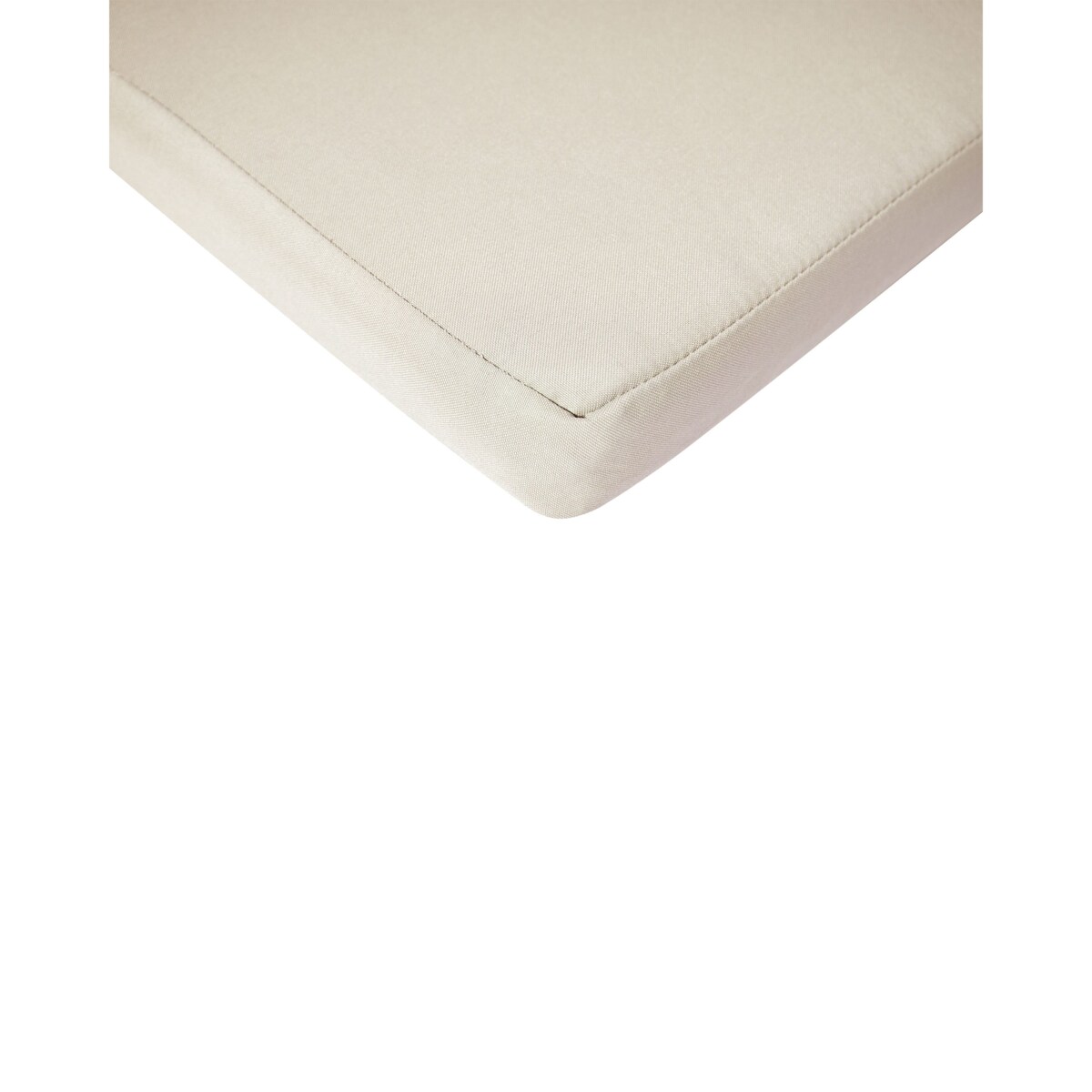 Zestaw 2 krzeseł ogrodowych z poduszkami AMANTEA PREMIUM Drewno akacjowe Beżowoszary