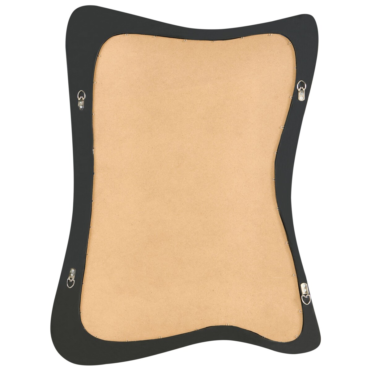 Lustro ścienne LANESTER 70 cm 100 cm Czarny