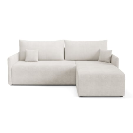 Narożnik z funkcją spania VALIA i pojemnikiem na pościel, ecru