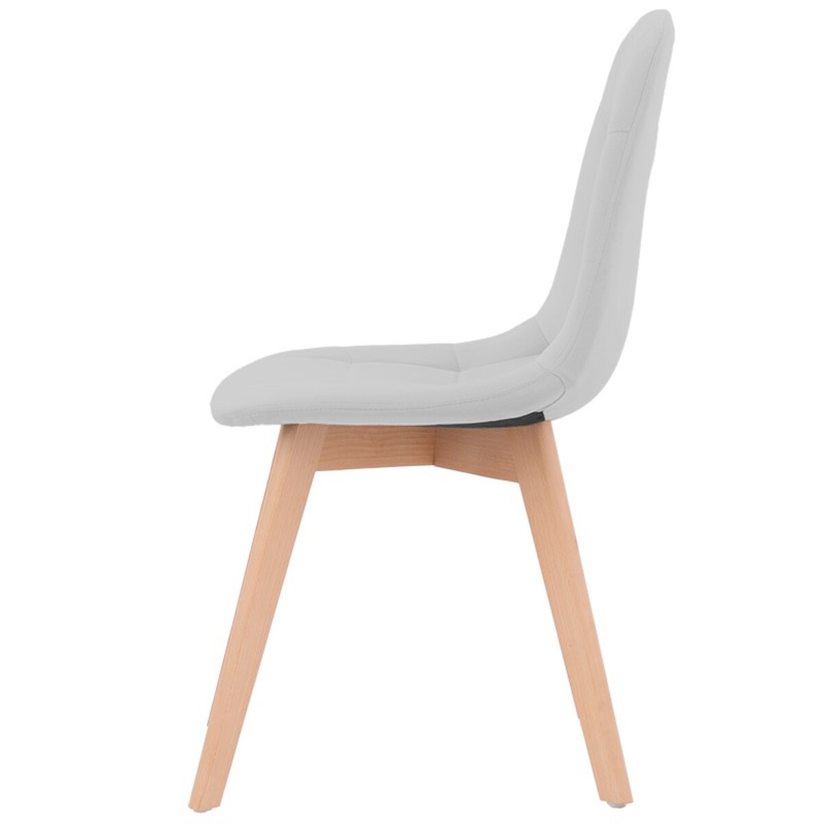 Krzesło skandynawskie tapicerowane welurowe nowoczesne szare