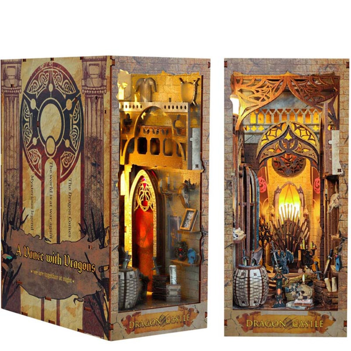 Miniaturowy domek Book Nook - Tron smoka - Joincon