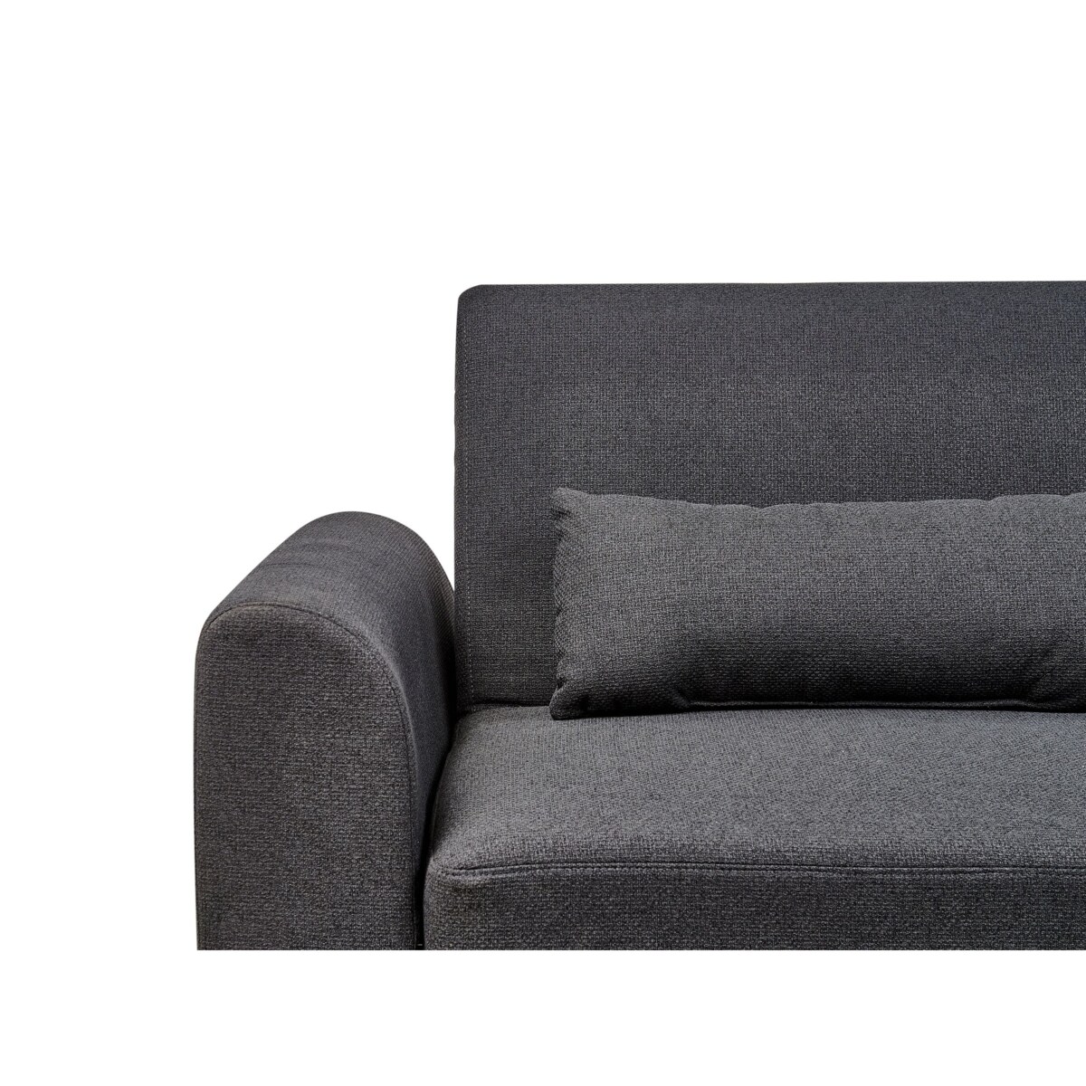 Narożnik rozkładany lewostronny czarny OLLSTA