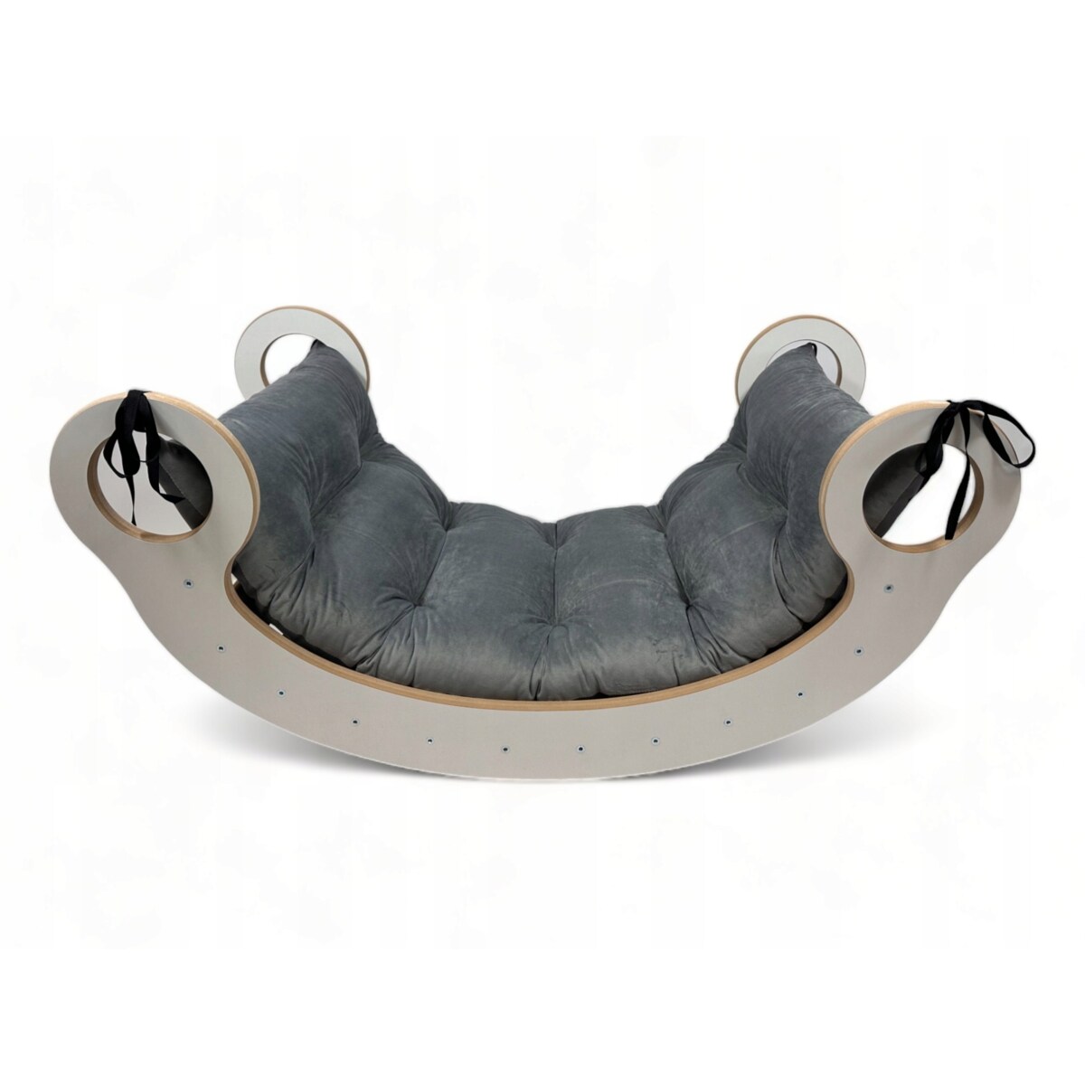 Deska do balansowania + Poduszka Szary + Ścianka + Zjeżdżalnia + Pikler CE