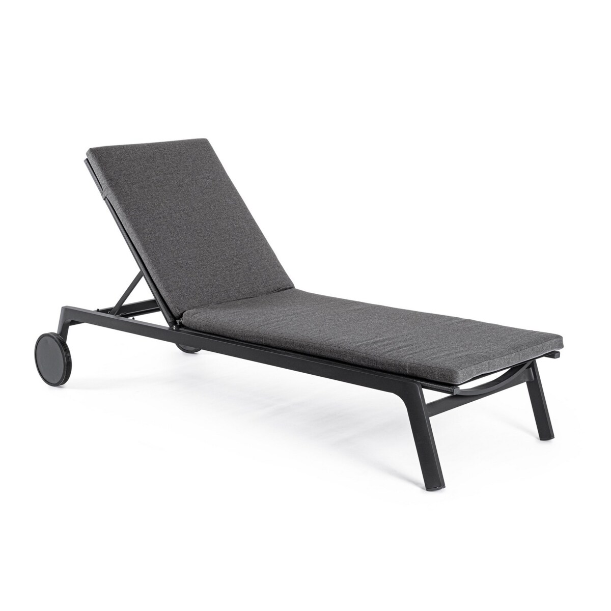 BIZZOTTO leżak ogrodowy JALISCO ciemny szary