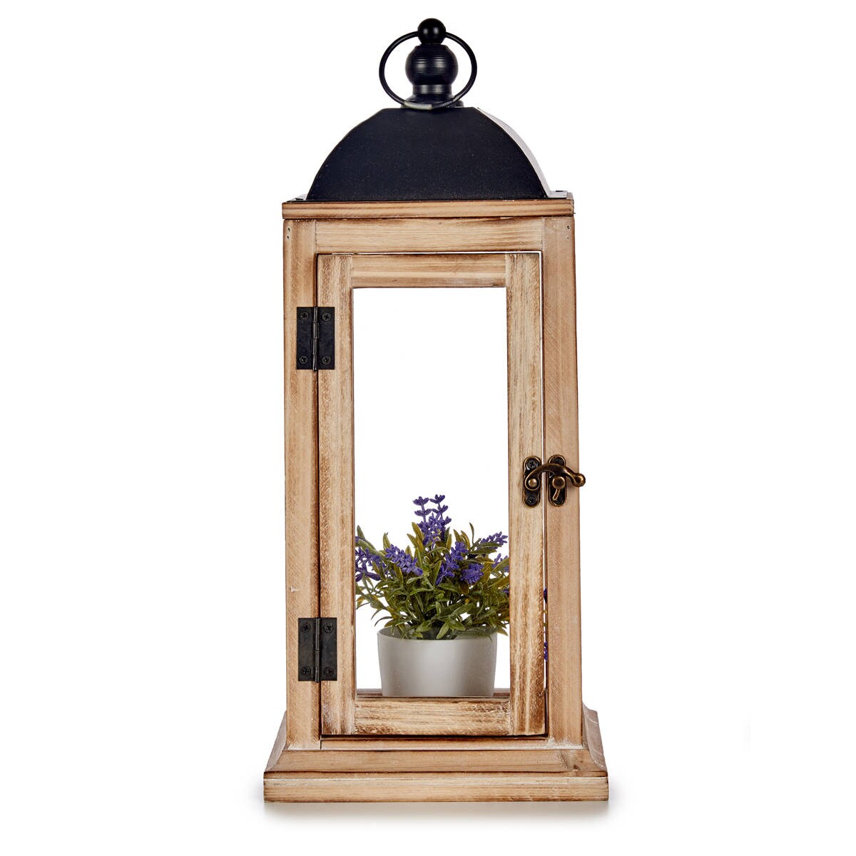 Lampion na świecę, latarenka drewniana