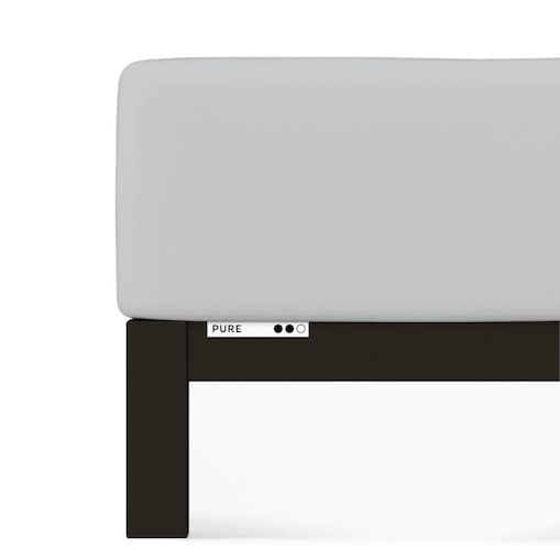 Prześcieradło Schlafgut Pure Standard 120x190-130x220 cm Gray Light 511