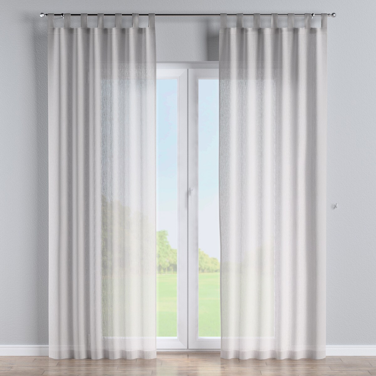 Zasłona na szelkach 1 szt. 130x245 ecru