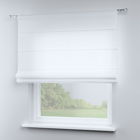 Roleta rzymska Torino 120x150 prześwitująca, biała