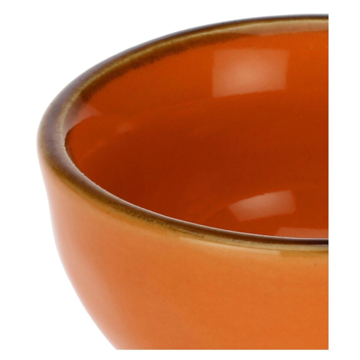 Zestaw 6 okrągłych miseczek Concerto Arancione - Pomarańczowy, 7 cm