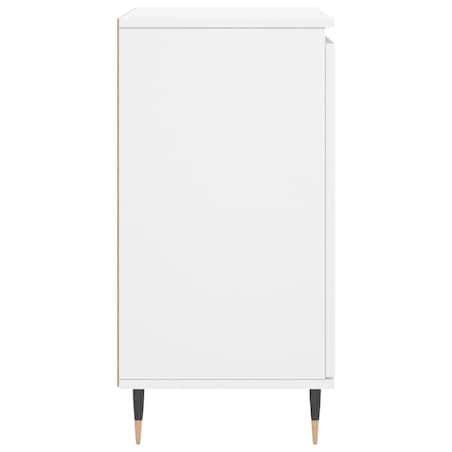 vidaXL Komoda, biała, 60x35x70 cm, materiał drewnopochodny