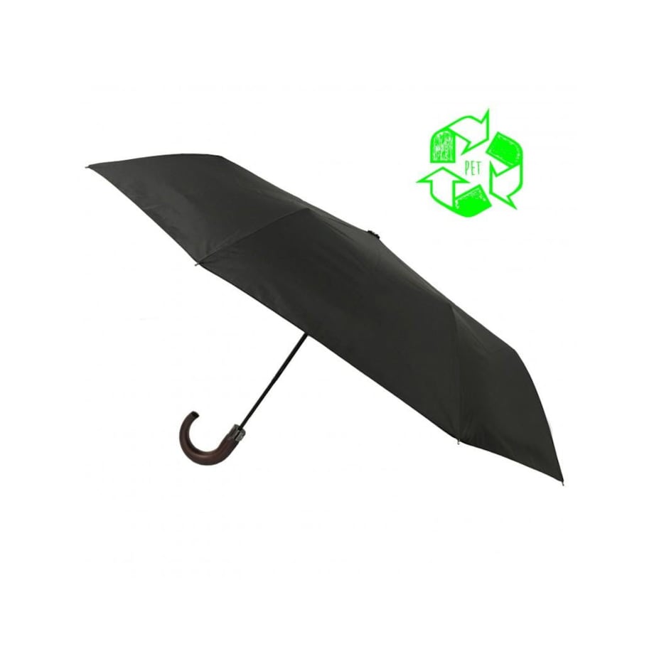 Eko parasol składany, czarny