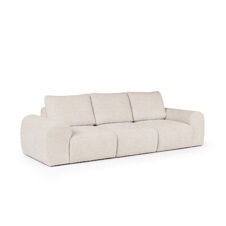 Mirel Sofa 3 osobowa kremowa