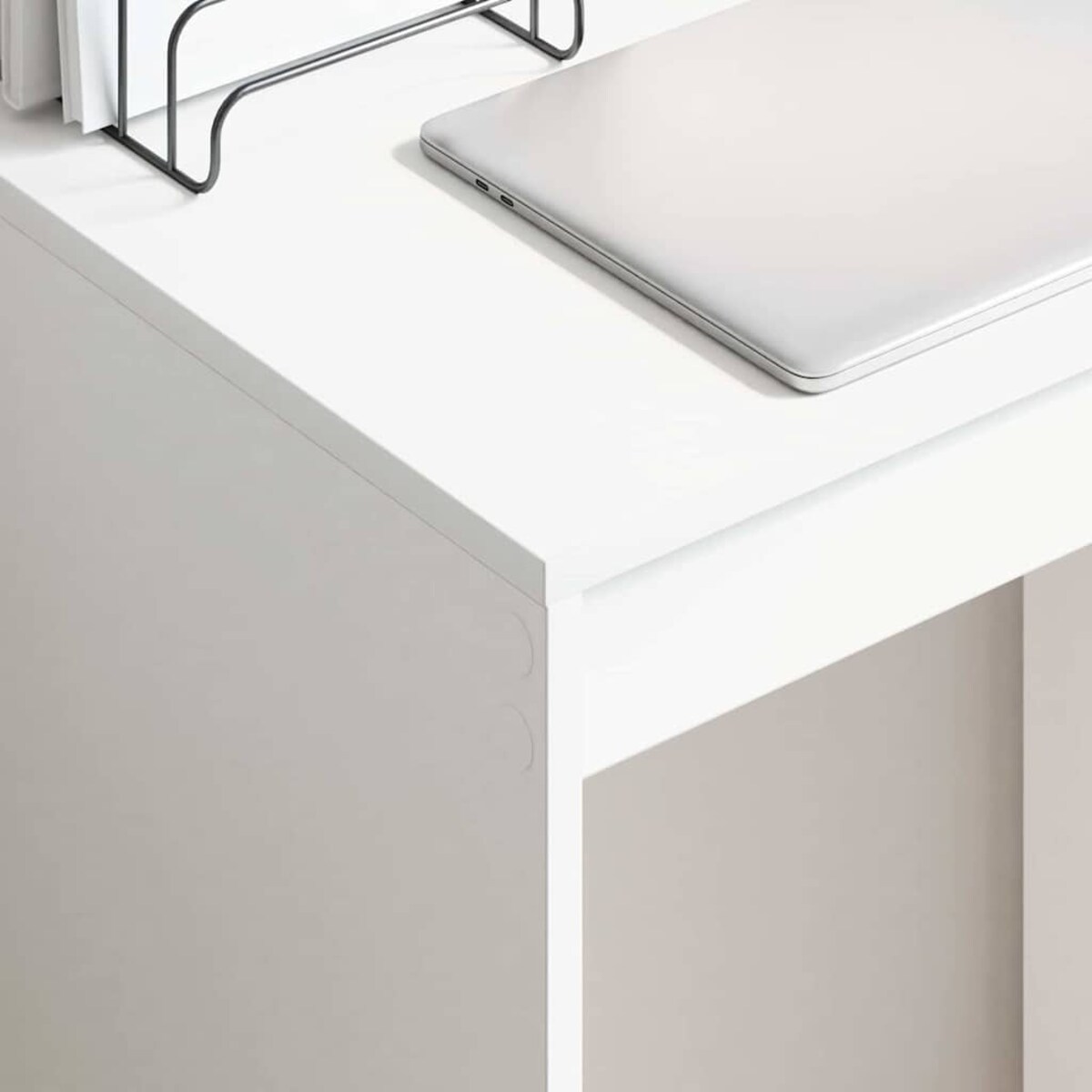 vidaXL Biurko Biały 60 x 40 x 76 cm Materiał drewnopochodny