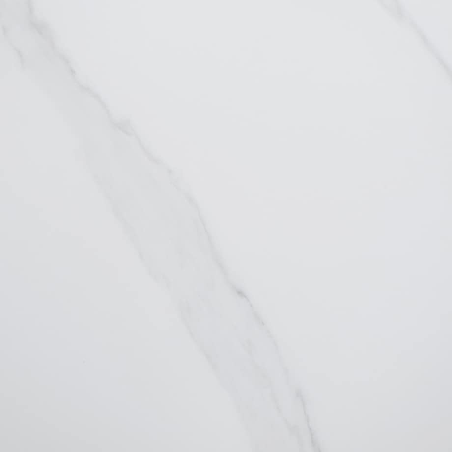 Nowoczesny stół złoty okrągły plisowany Glamour Nowojorski Blanka z kamiennym blatem o wzorze marmuru 120x120x75