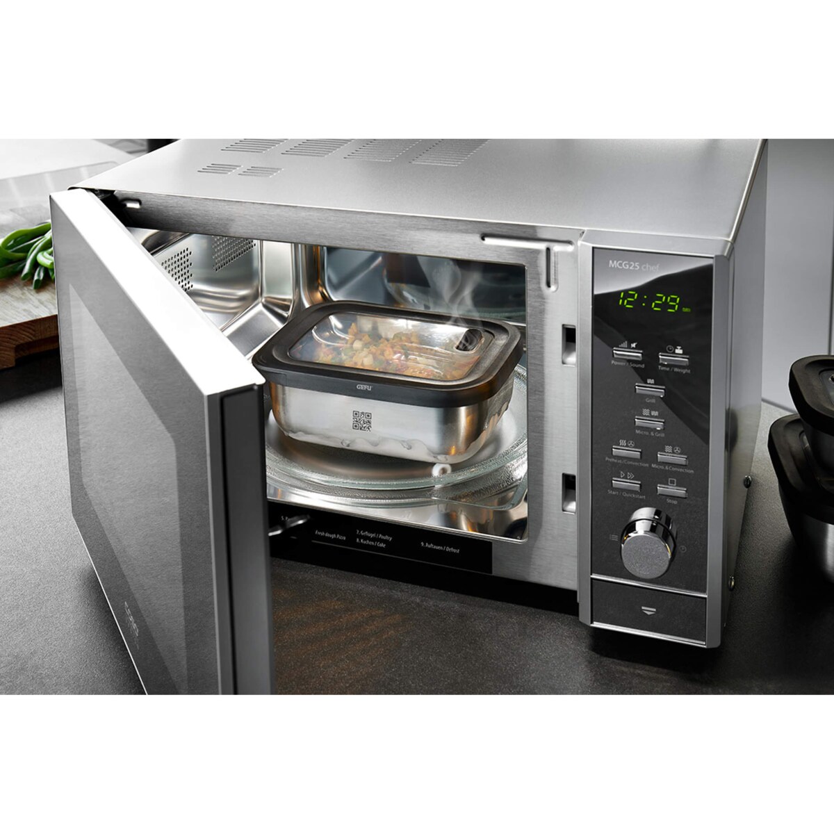 Stalowy pojemnik prostokątny PROVIDO 1.3 ltr