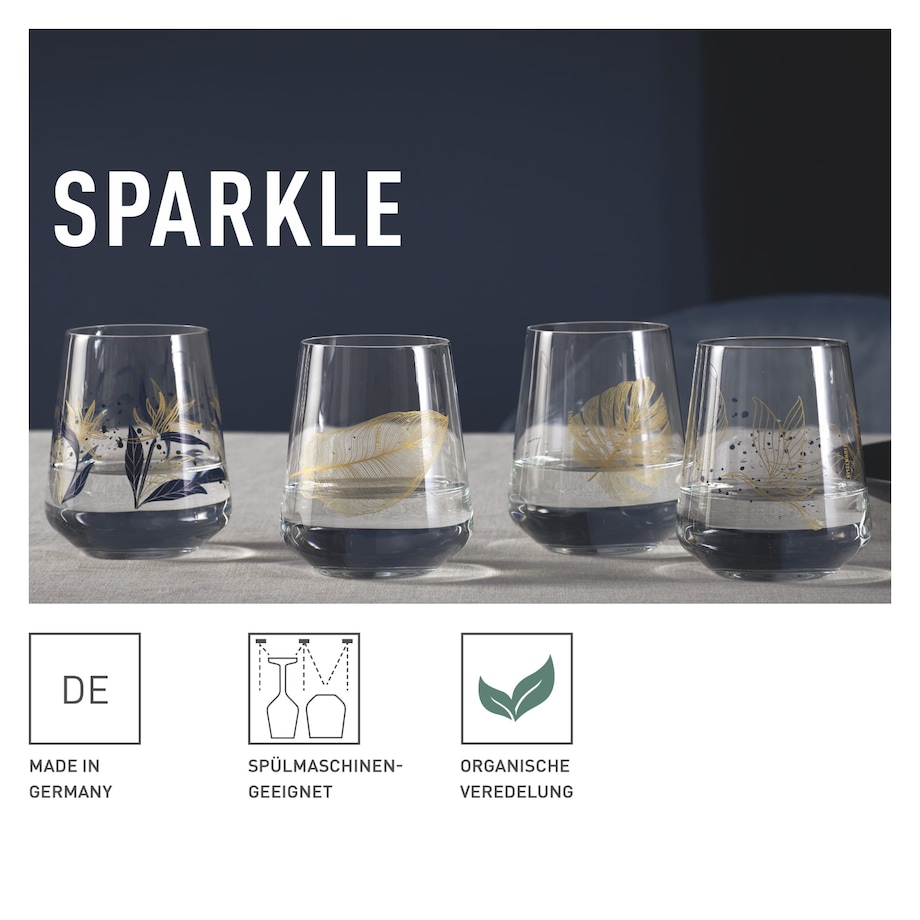 Zestaw 2 szklanek Sparkle, Anna Vasconcelos