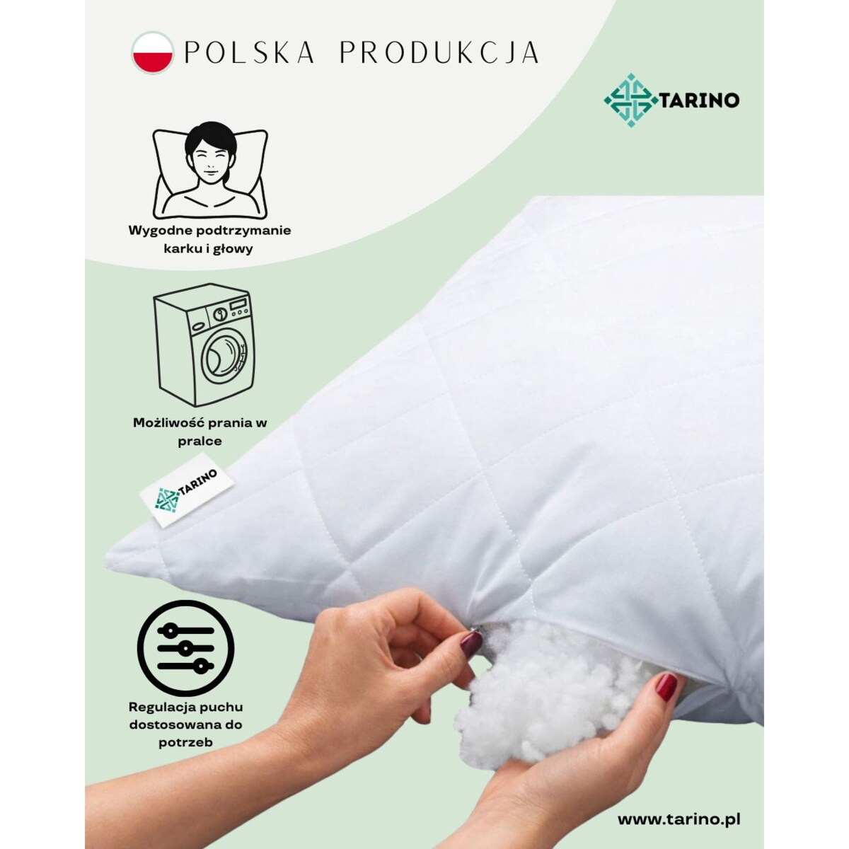 Kołdra całoroczna antyalergiczna 160x200 + 1 poduszka 70x80 cm zestaw zimowa Polski producent