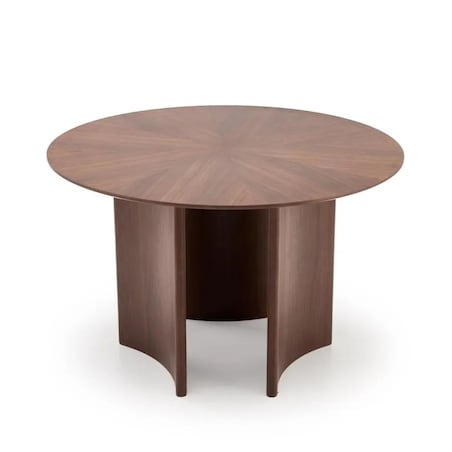 Stół okrągły CALDO 120x120 orzechowy