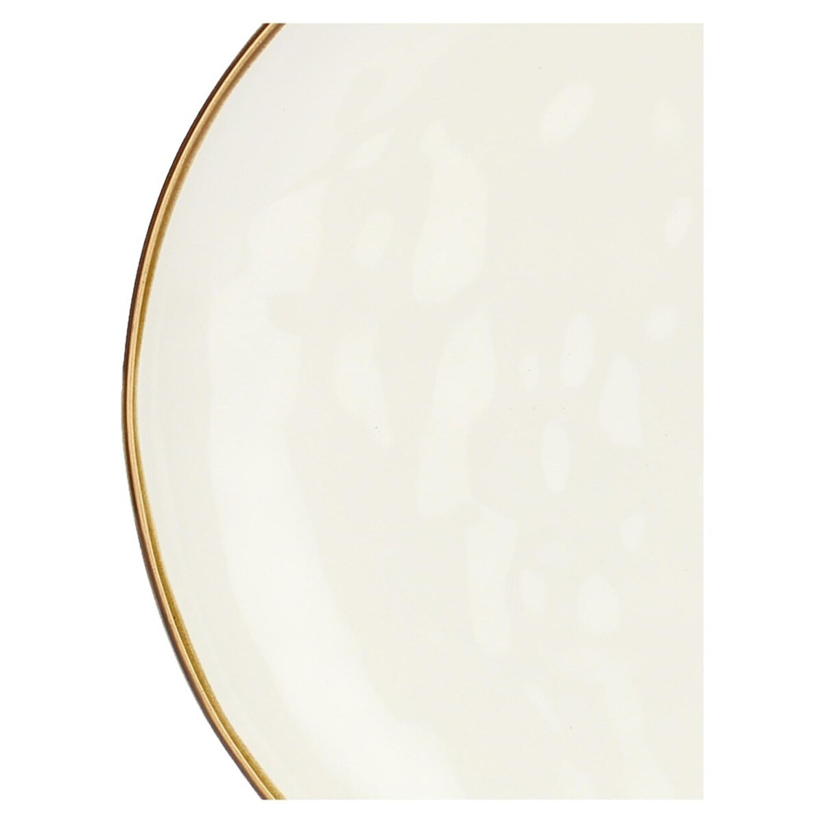 Zestaw 4 talerzy obiadowych Concerto Avorio - Kość słoniowa, 27 cm