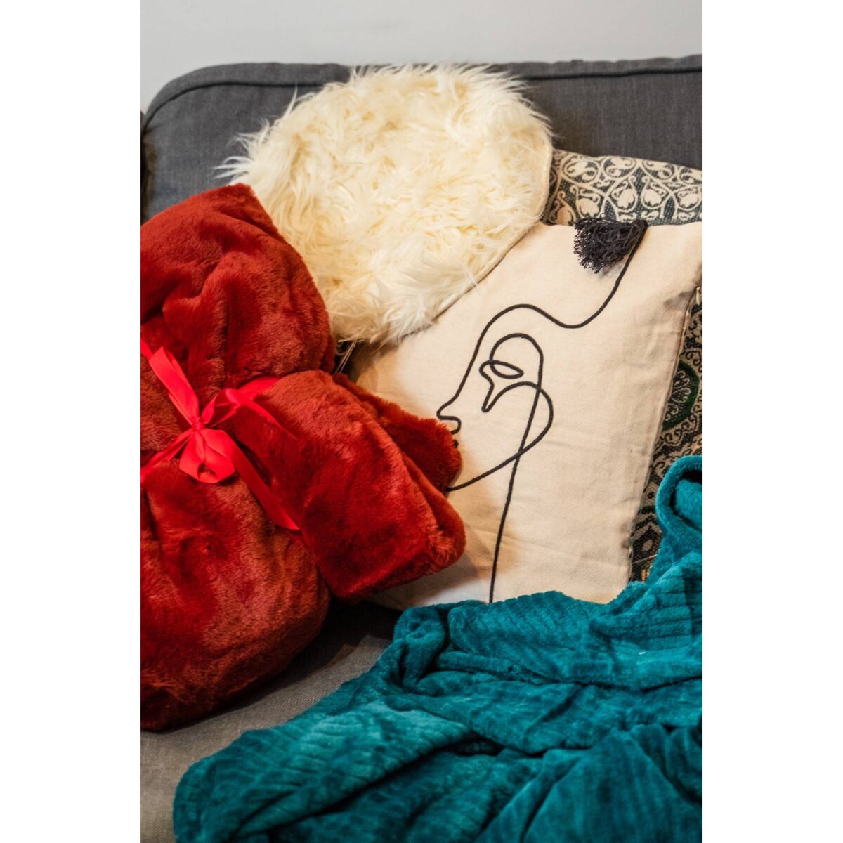 Futrzany koc, 125 x 150 cm