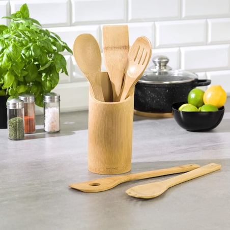 Zestaw drewnianych przyborów kuchennych 6 elementów KINGHOFF