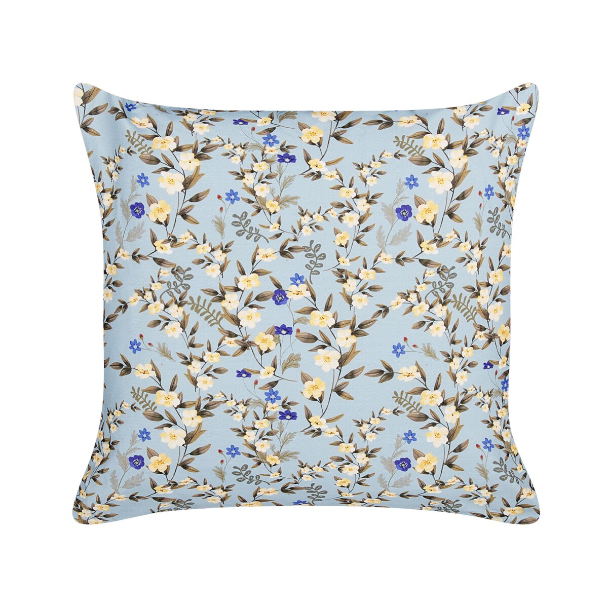 2 poduszki ogrodowe w kwiaty 45 x 45 cm niebieskie VALLORIA