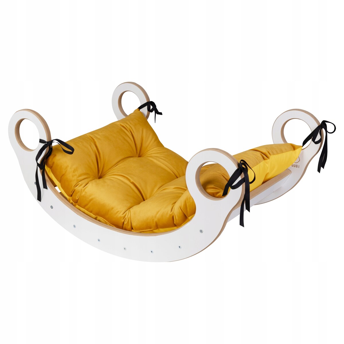 Bujak Montessori deska balansowania Poduszka Musztardowa CERTYFIKAT 74 cm