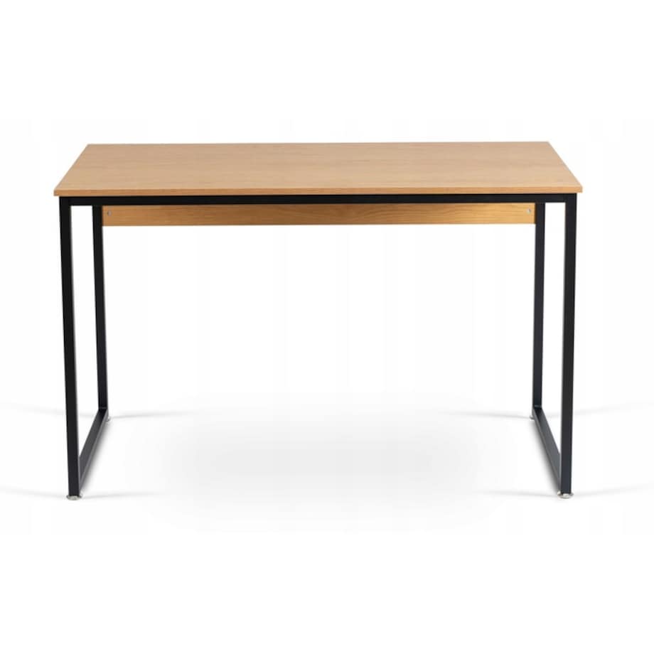 Biurko 120 Industrialne Biurowe Gabinetowe Proste Dąb Złoty ROSS