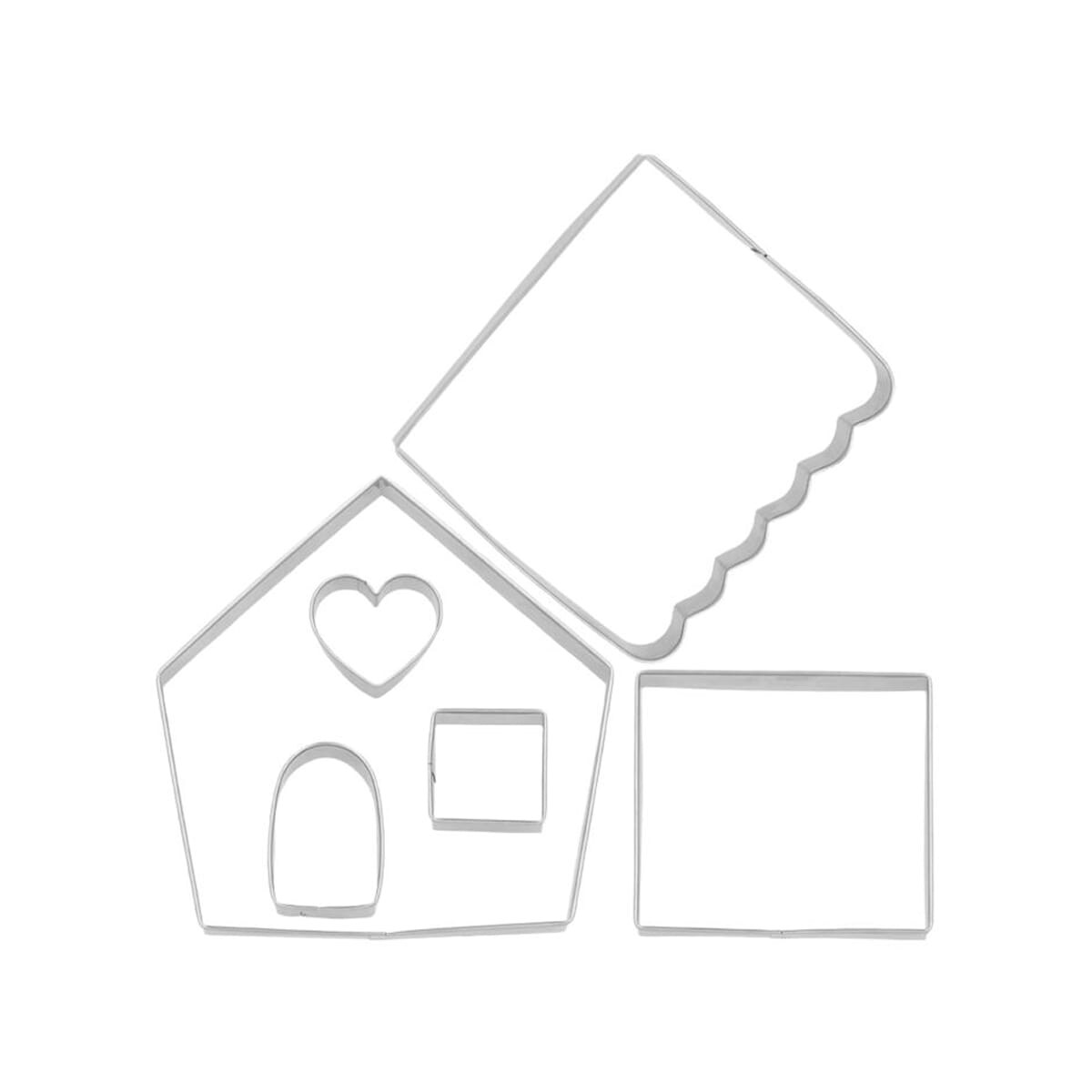 Foremki do pierniczków 6szt. DOMEK Z PIERNIKA / Birkmann