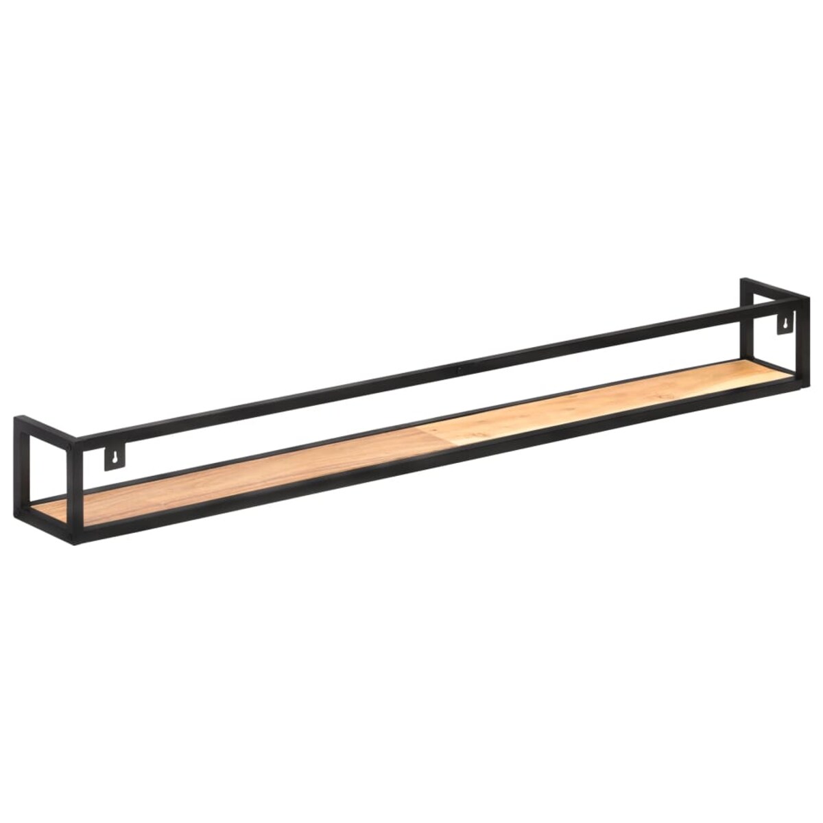 vidaXL Półki ścienne, 2 szt., 160 cm, lite drewno akacjowe