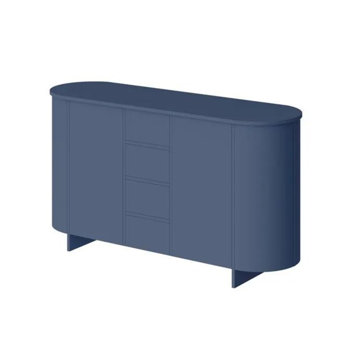 Komoda MEDUNO 163 2D4S granatowa
