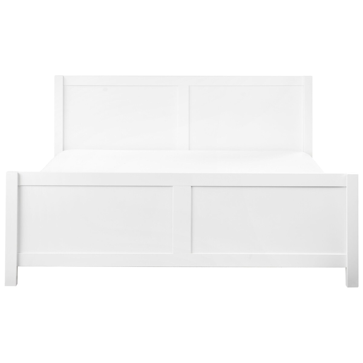 Łóżko Drewno CHAMPAGNAT 180 x 200 cm Biały