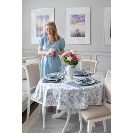 Bieżnik Toile de Jouy Blue 50x150