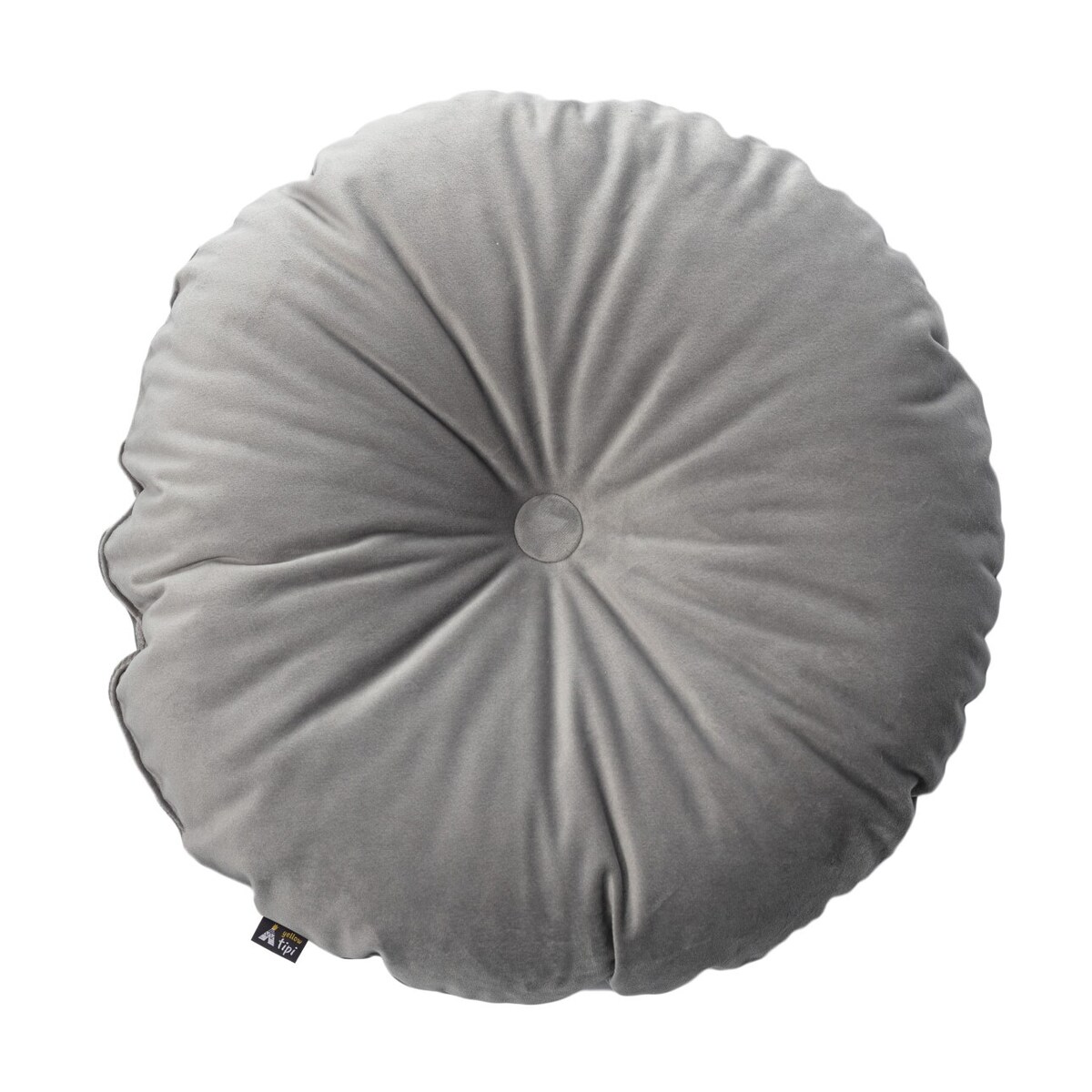 Poduszka Candy Dot, srebrzysty szary, 37 cm, Posh Velvet