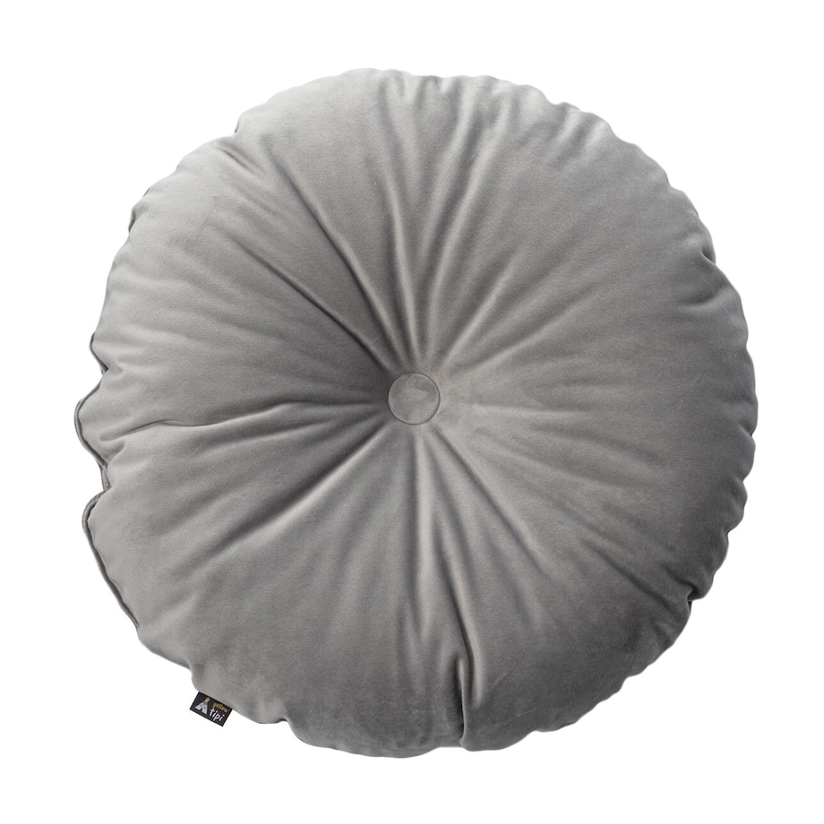 Poduszka Candy Dot, srebrzysty szary, 37 cm, Posh Velvet