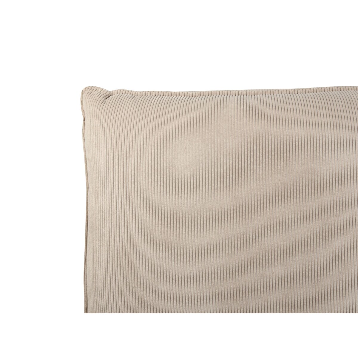 Łóżko sztruksowe 180 x 200 cm beżowoszare VINAY