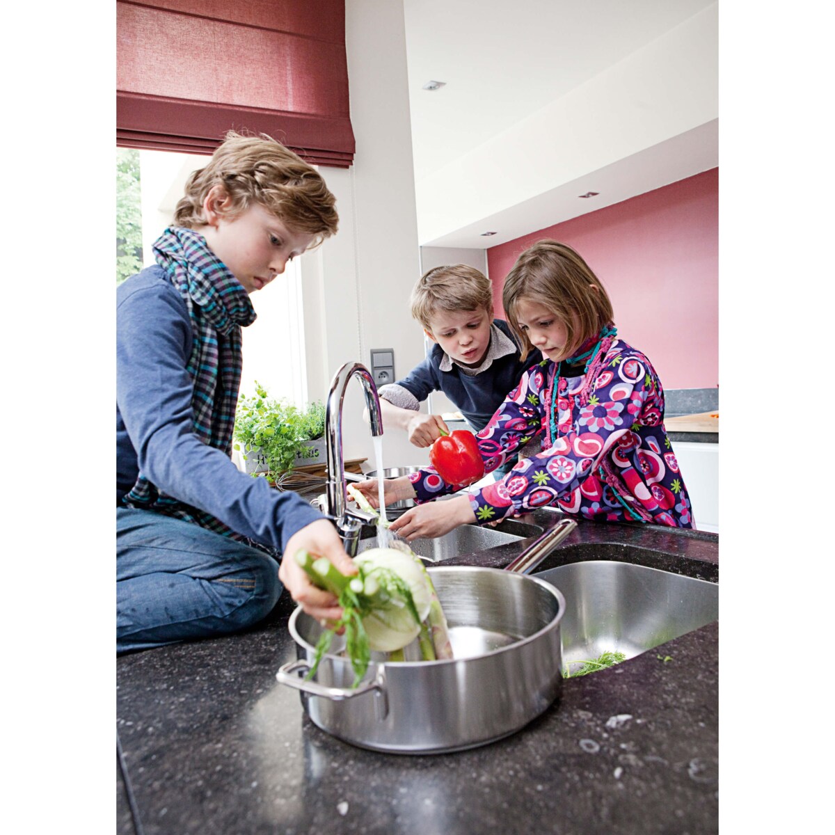 Patelnia głęboka z 2 uchwytami Demeyere Apollo 7 - 24 cm