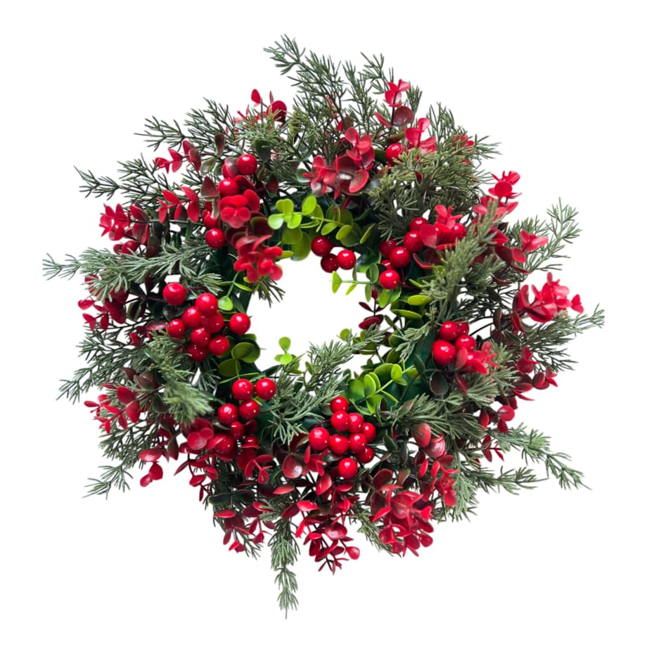 Wianek świąteczny wieniec BOŻE NARODZENIE ozdobny 35 cm na drzwi