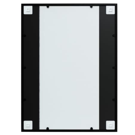 vidaXL Lustra ścienne, 3 szt., czarna rama, 80 x 60 cm, metal