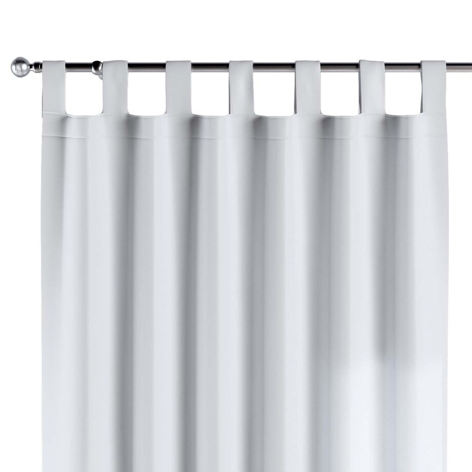 Zasłona na szelkach 1 szt. 130x260 biały z połyskiem