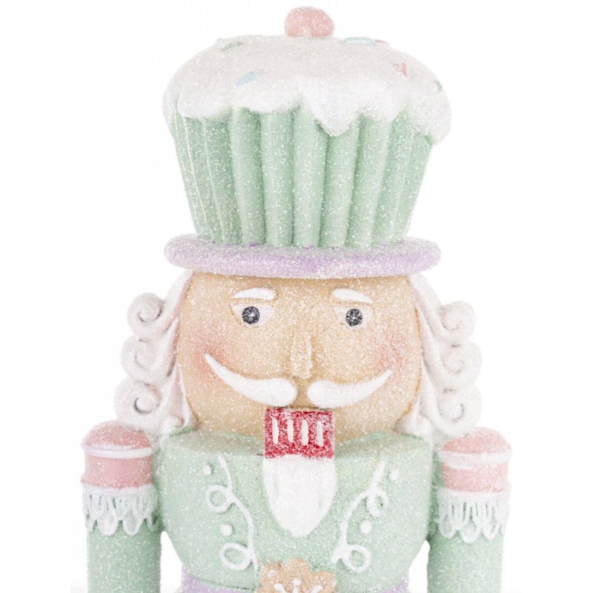 Figurka - Dziadek do orzechów 23x10x7 cm MUFINKOWY