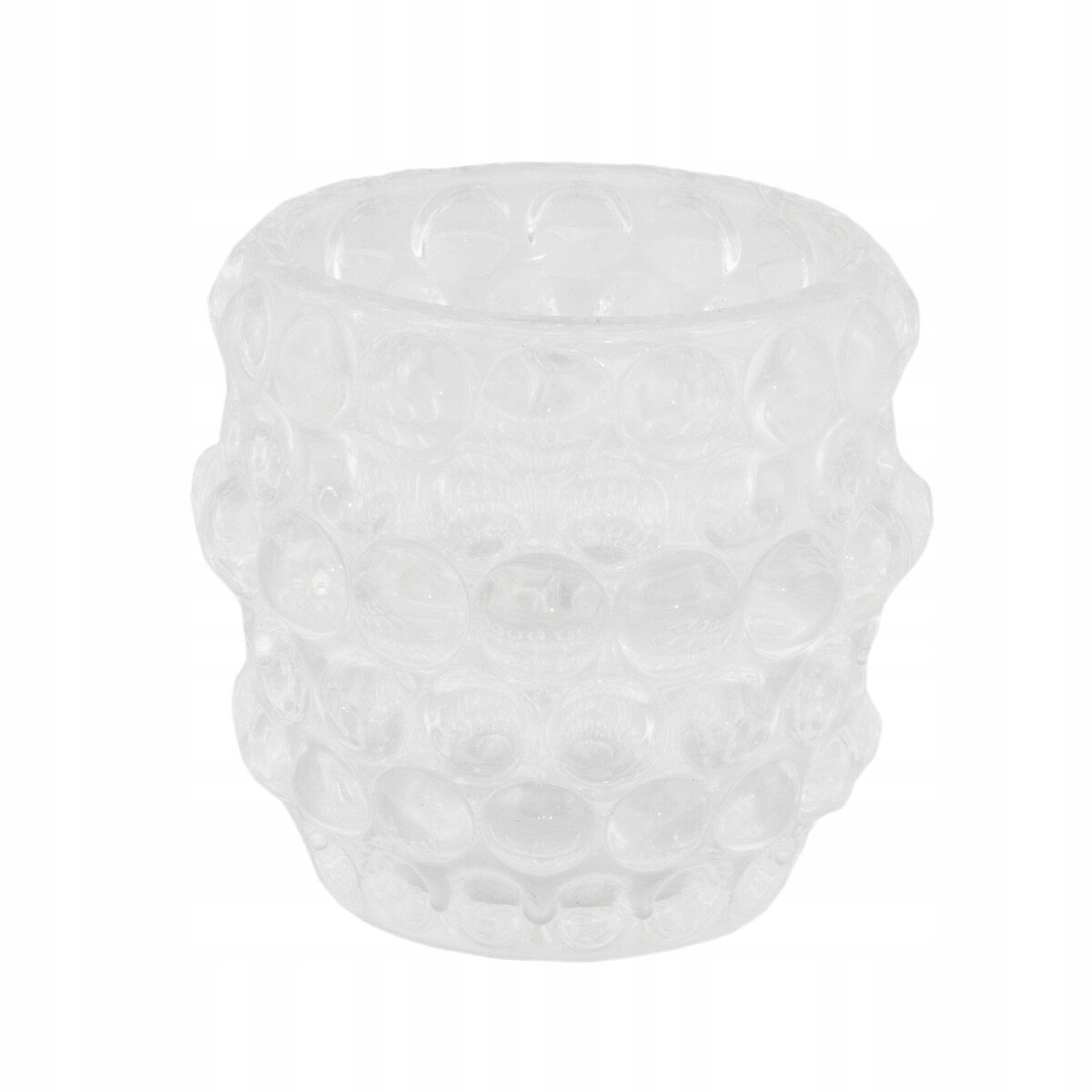 ŚWIECZNIK SIXTIES tealight przezroczysty