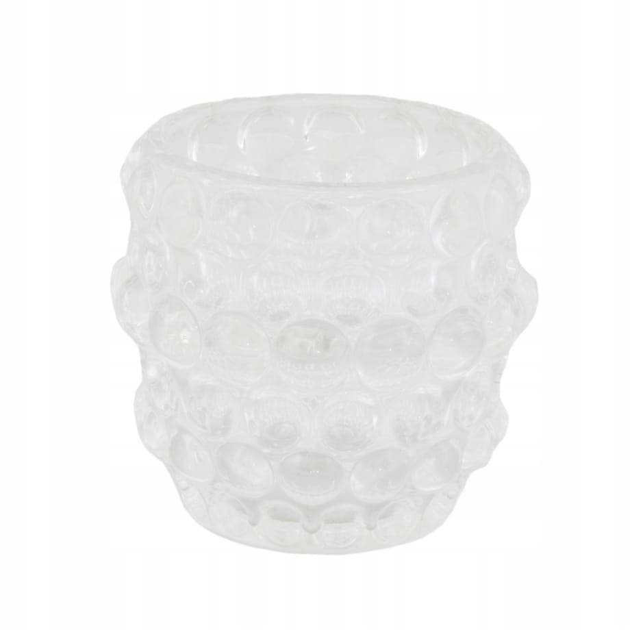 ŚWIECZNIK SIXTIES tealight przezroczysty