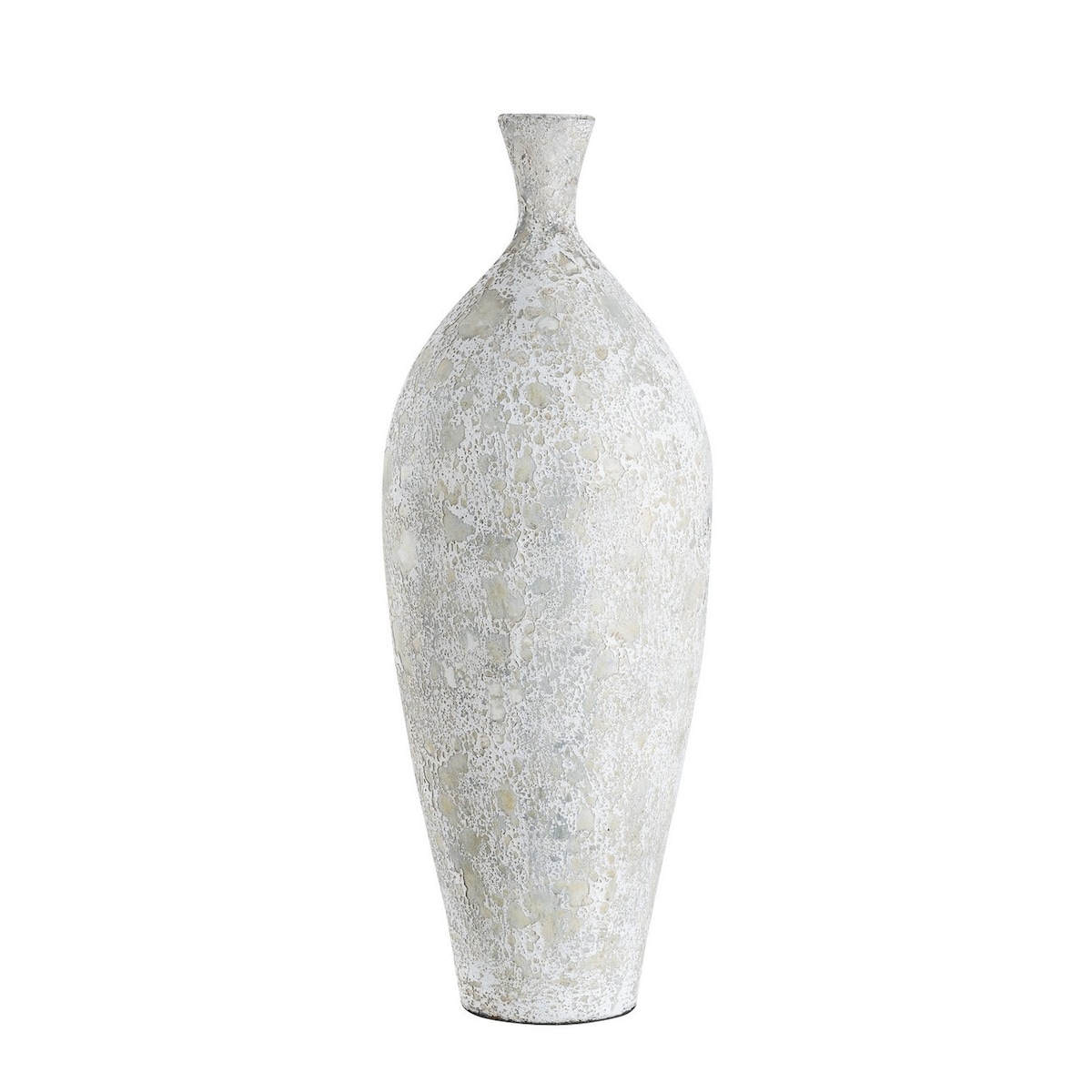Wazon Dafni 30x79cm white grey, 30 x 79 cm