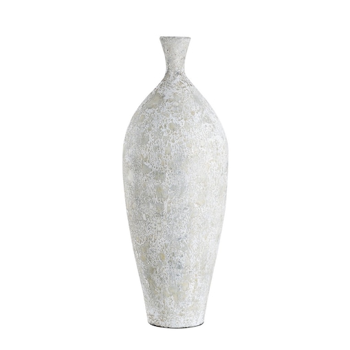 Wazon Dafni 30x79cm white grey, 30 x 79 cm