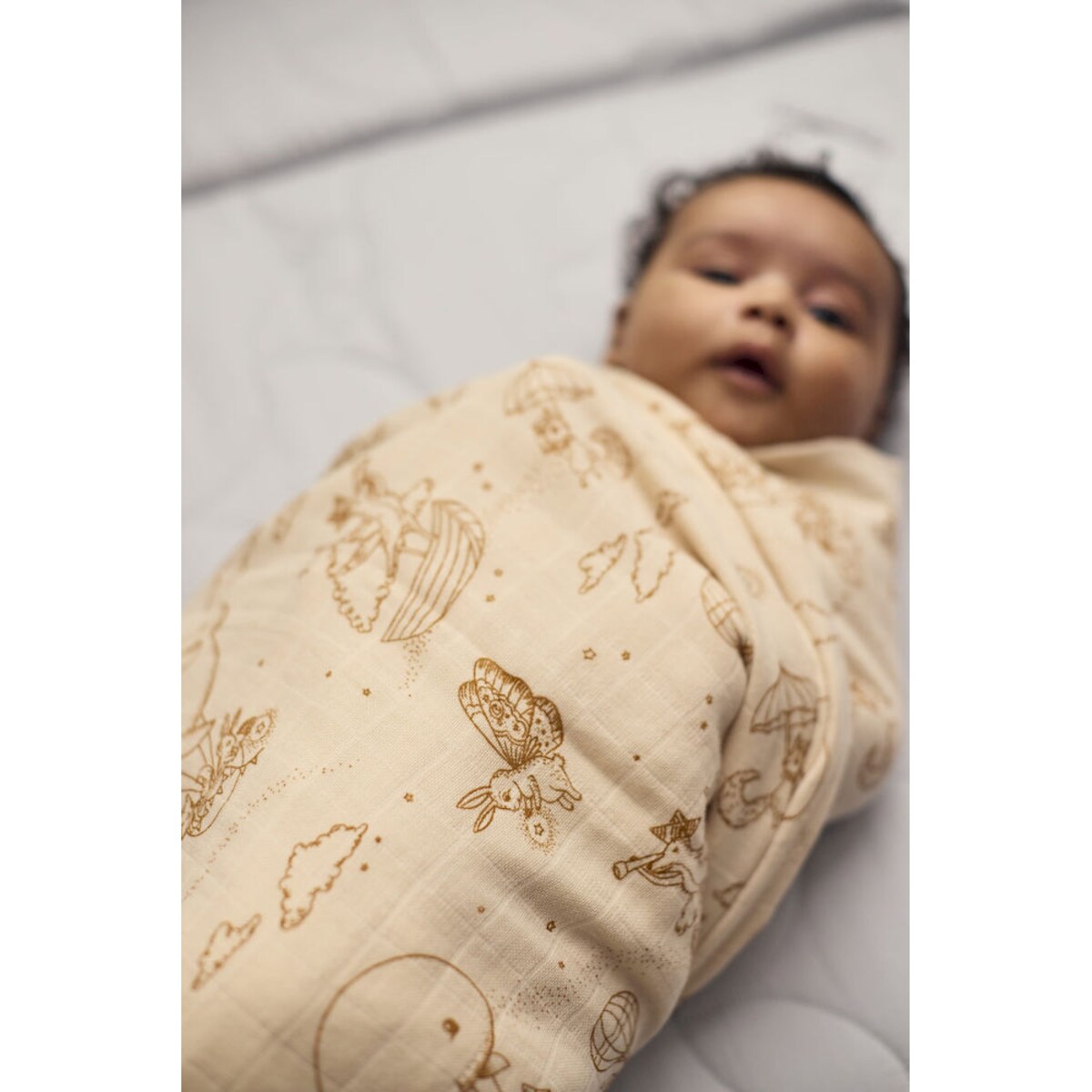 Filibabba Pieluszka muślinowa 120 x 120 cm GOTS Dreamy Adventurers