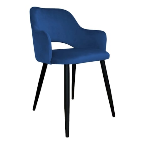 Krzesło NAPO VELVET granatowe