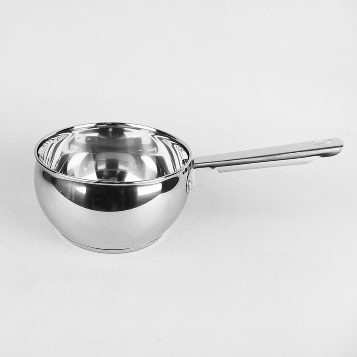 Rondel stalowy z pokrywką na indukcję gaz 16cm 1.5L MAESTRO