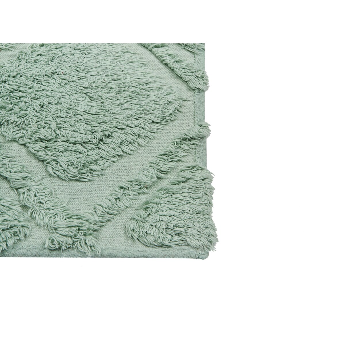 Dywan bawełniany 80 x 150 cm zielony HATAY